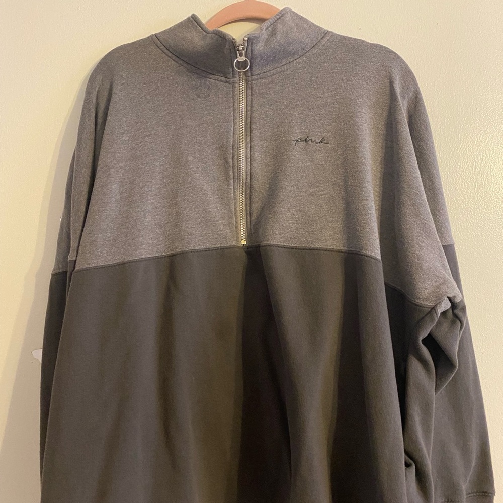 Grey PINK hoodie